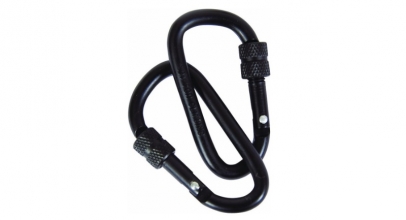 Mil-Com Screw Gate Locking Carabiners – 2 Pack